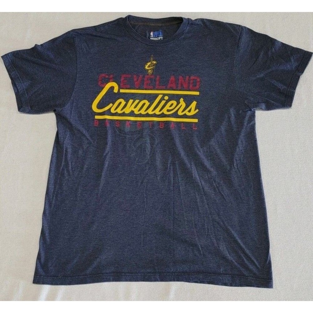 Cleveland Cavaliers Cavs NBA Short Sleeve T-shirt Charcoal Gray Adult Size XL